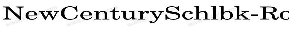 NewCenturySchlbk-Roman Ex字体转换